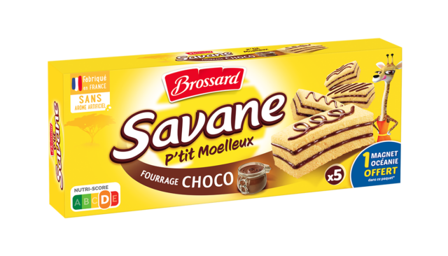 P'tit savane rigolo chocolat x5 - Brossard - 150 g